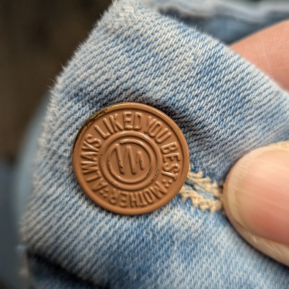 MOTHER The Looker Ankle Fray High Rise Skinny Jeans Hold My Hand 24 - Picture 7 of 10